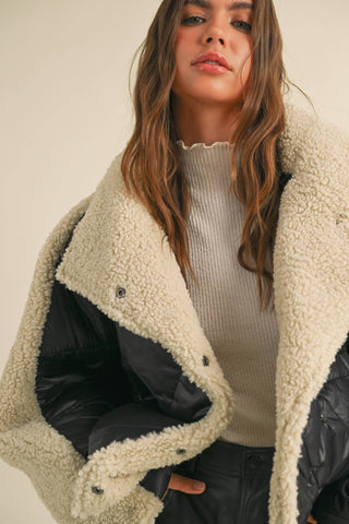 Bundle of Cozy Quilted Shearling Jacket