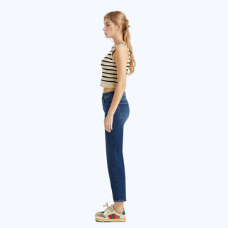 Marley Mid Rise Straight Jeans