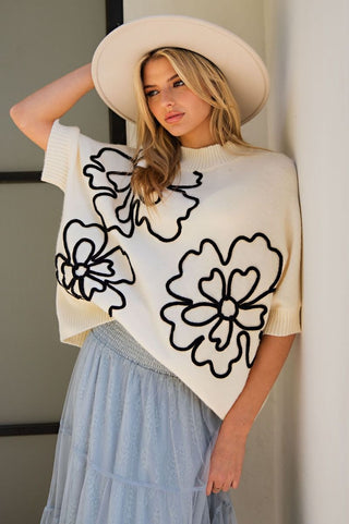 Forever Floral Knitted Sweater