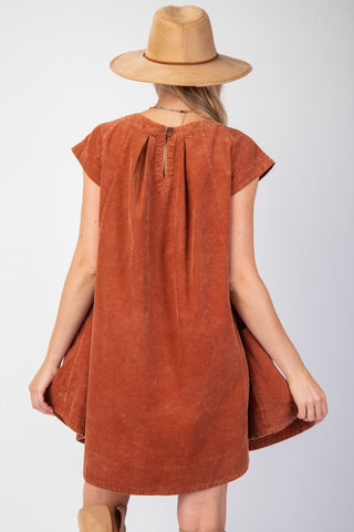 Carefree Corduroy Dress