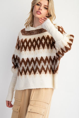 Mountain With A View Alpaca Sweater