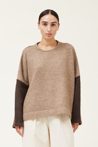 Settle For Less Color Block Sweater