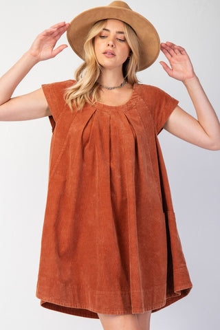 Carefree Corduroy Dress